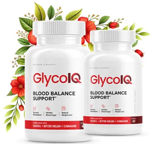 GlycoIQ Blood Sugar Support Supplement Bottle